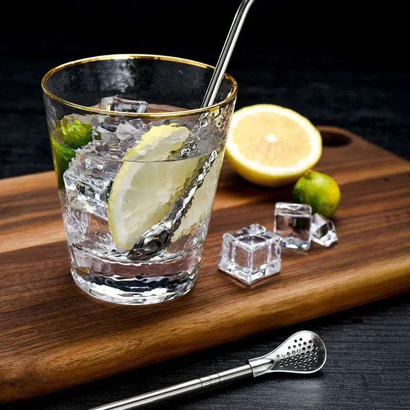 3-Count Stainless Steel Straw-Spoon, Multifunctional Filtered Strainer Scoop for Yerba Mate Tea, Fruit, Beverage, Coffeeš„¤