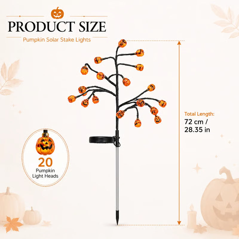 👻Early Halloween Sale 49% OFF🎃 Solar Pumpkin Stake Lights