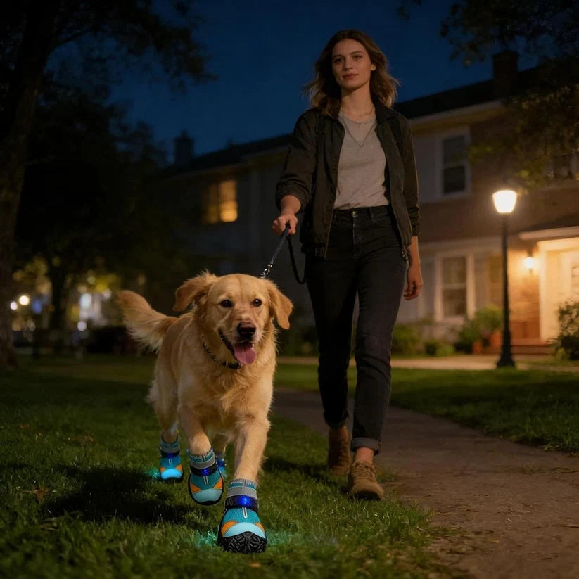 LED Light Integrated Pet Dog Shoes🐾