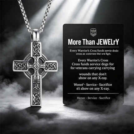 “The Warrior's Cross” Necklace💥