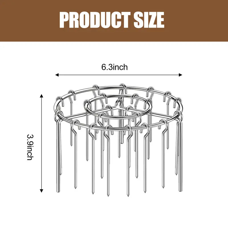 Air Fryer Skewer Rack,Round Grill with Stainless Steelš¢