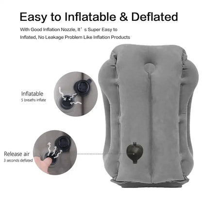 Inflatable Travel Pillow for Airplanes ✈️