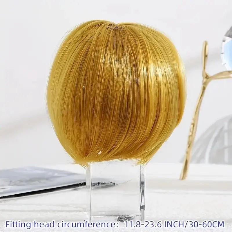 Cute Short-Hair Wig Pet Headband, Funny Pet Wig Hair Accessories for Dogs and Cats 🐶