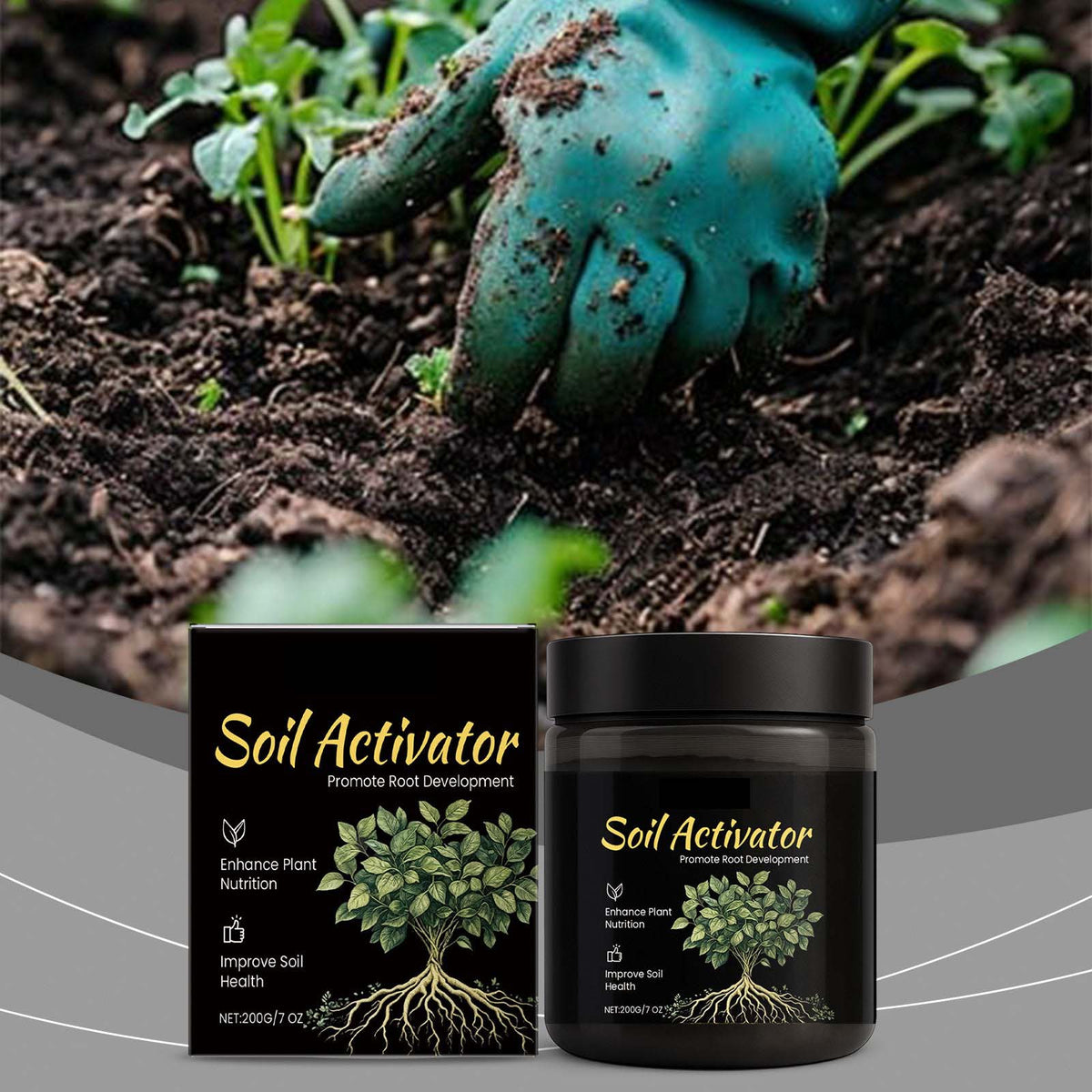 Humic Acid Soil Conditioner Concentrated Formula For Garden Lawn🌿