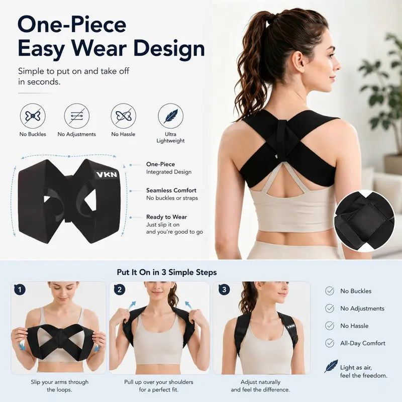 Shoulder Straps - Posture Support Straps for Men & Women🪑