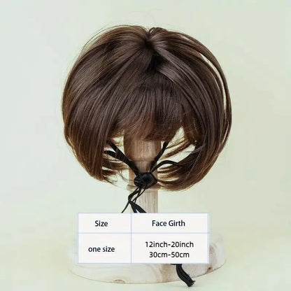 Cute Short-Hair Wig Pet Headband, Funny Pet Wig Hair Accessories for Dogs and Cats 🐶