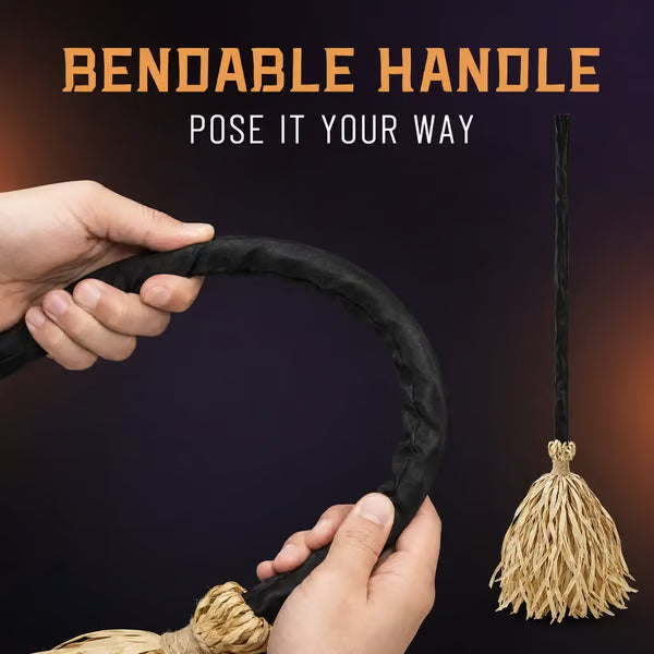 🎃Halloween Sale🎃Animated Witch Broom – Lights, Music & Motion – The Life of the Party