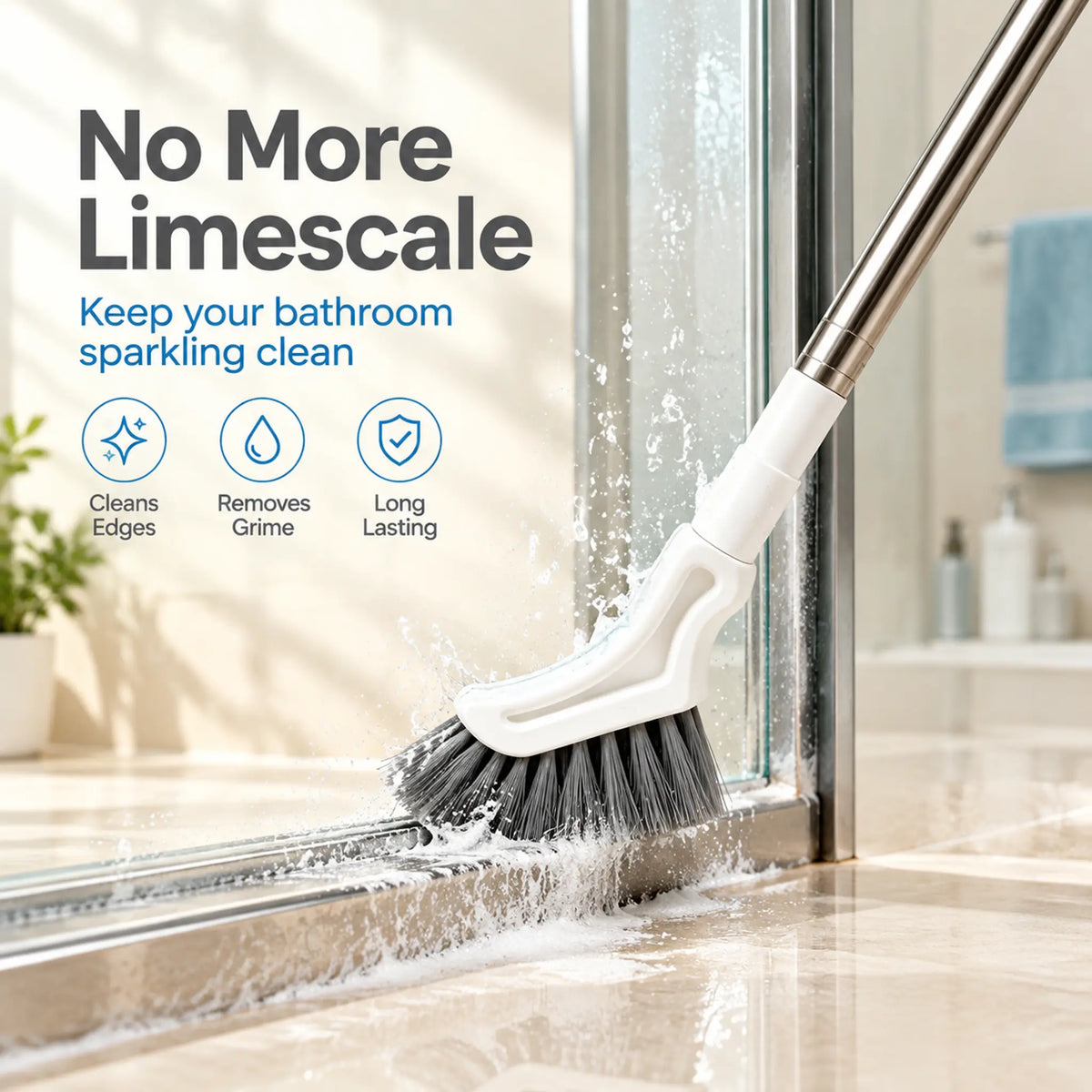 Adjustable Length Stainless Steel Telescopic Long Handle Crevice Cleaning Brush 🧹