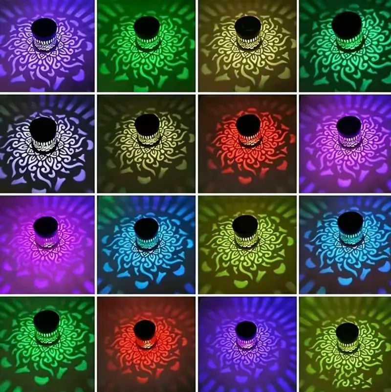 Solar Mandala Projector Outdoor Lights | Waterproof Garden Decor🌈