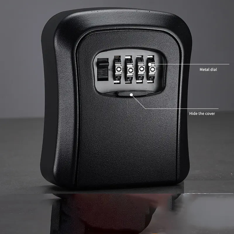 Wall Mount Key Lock Box - 4 Digit Combination Lockbox for Keys Safe Security🔑