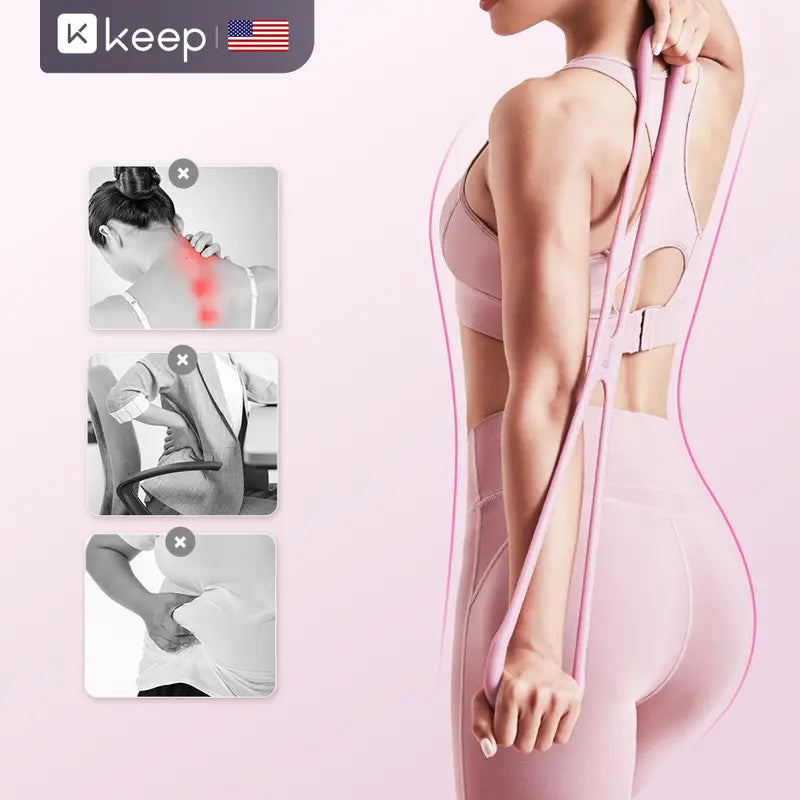 Resistance Bands Figure 8 Exercise Bands for Women, 8-Shaped, TPE Material💪