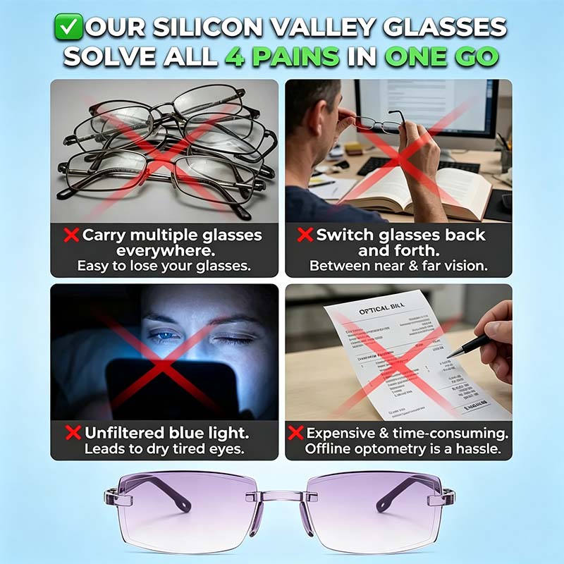 Smart Zoom Diamond-Cut Reading Glasses 👓