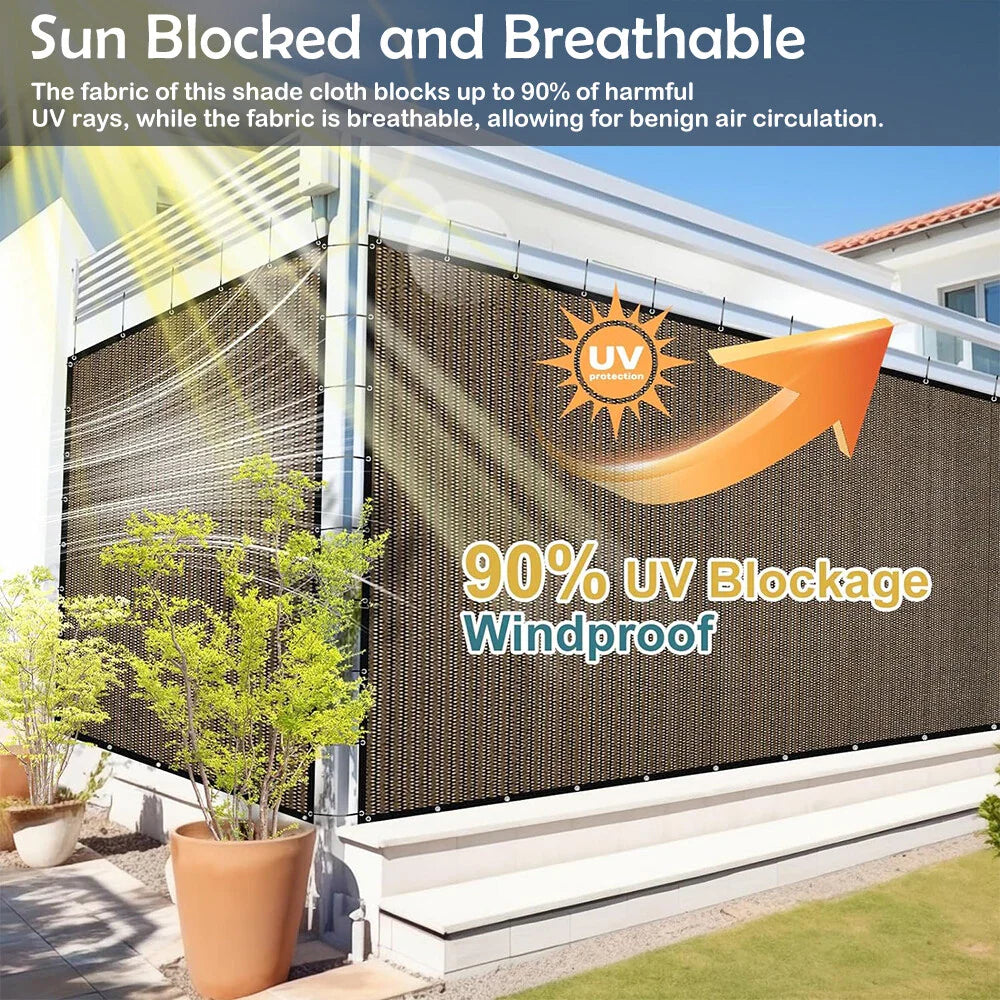 Black UV Resistant Sun Shade Net for Garden & Backyard🌳