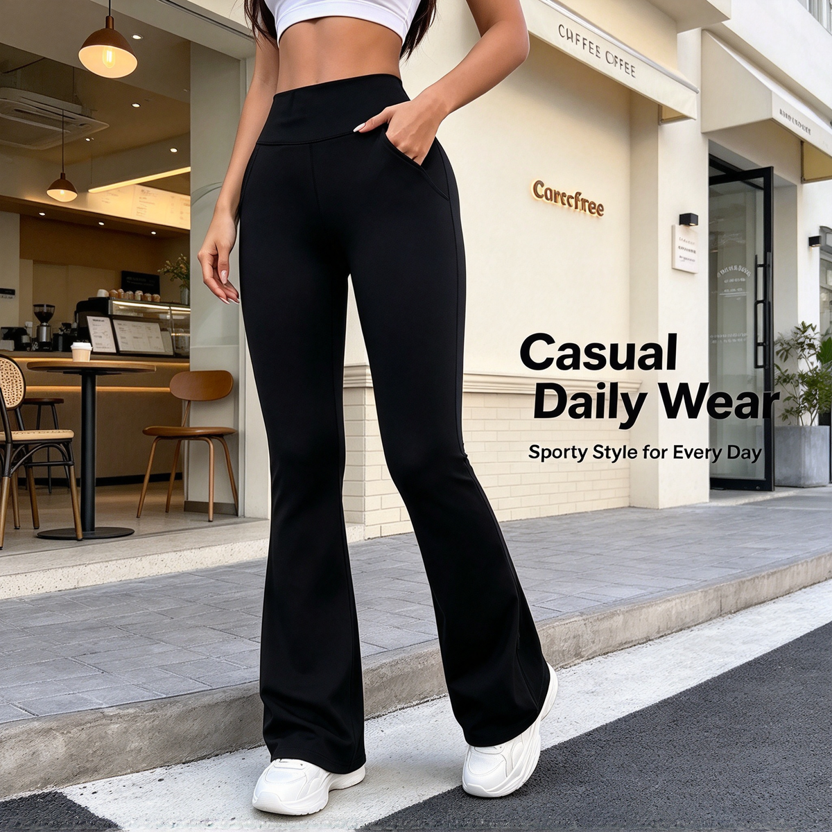 Women's Soft High-Stretch Micro-Flare Yoga Pants 👖