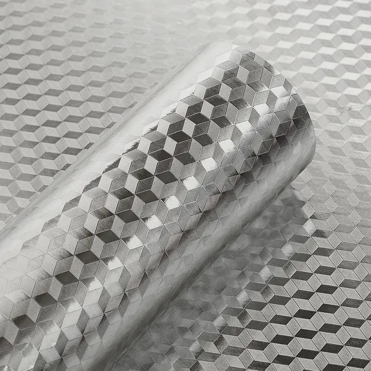 40cm×3m Waterproof Aluminum Foil Self Adhesive Wallpaper🏠