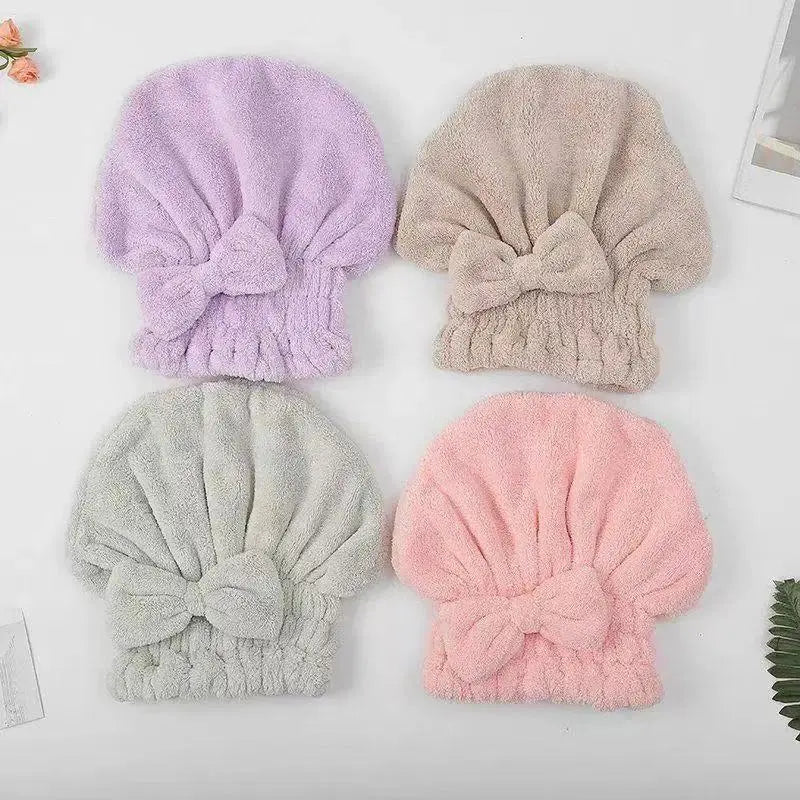 Soft Reusable Hair Wrap With Bow Decor 2PCS🧖