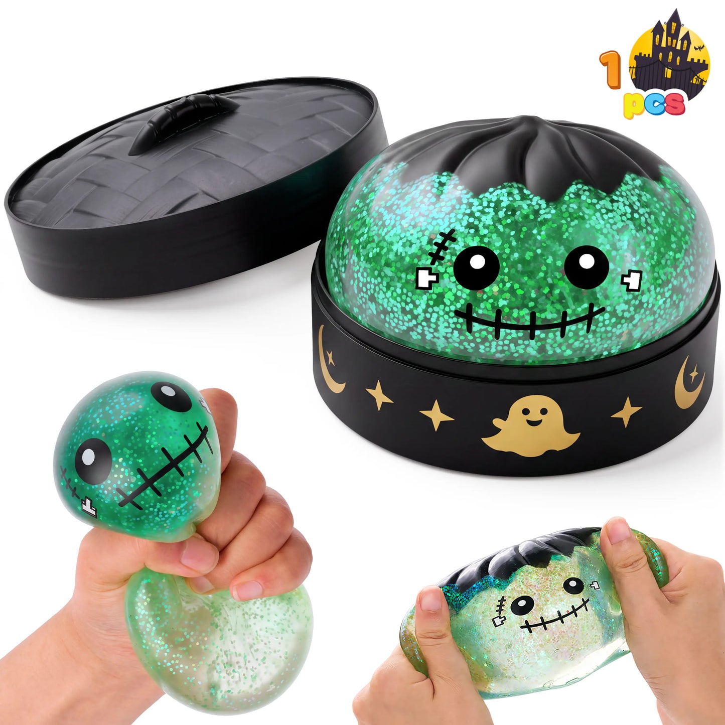 Halloween Dumpling Stress Relief Toys,Slow‑rebound maltose squishy toys🎃