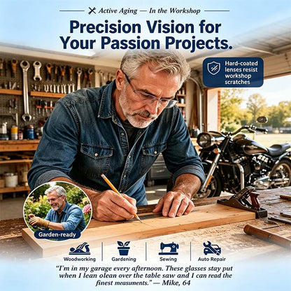 Smart Zoom Diamond-Cut Reading Glasses 👓
