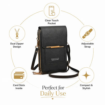Touchscreen Sensitive Phone Bag with Multiple Colors, Use Phone Without Taking It Out 📱