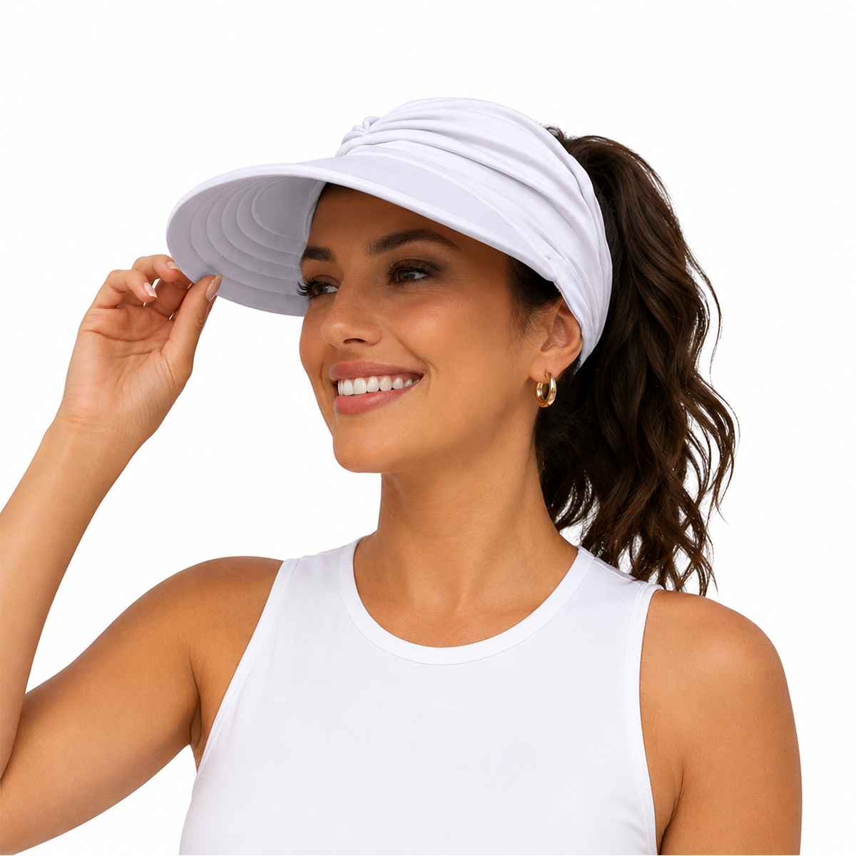 ☀️ Women's UPF 50+ UV-Protective Sun Hat with Open Top