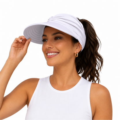 ☀️ Women's UPF 50+ UV-Protective Sun Hat with Open Top