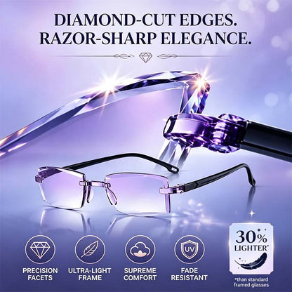 Smart Zoom Diamond-Cut Reading Glasses 👓