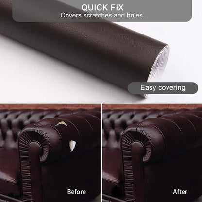 20*54 Inch Self-Adhesive Leather Sticker Patch Cuttable Sofa Repair ✨