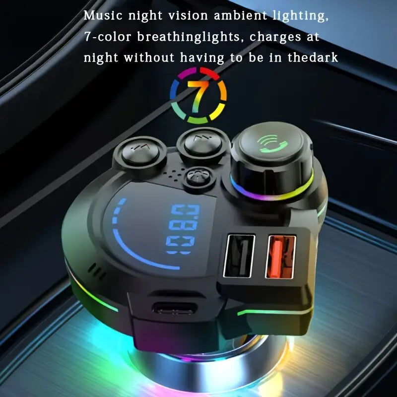 Father’s Day PD30W FM Bluetooth Car Charger RGB 🎁