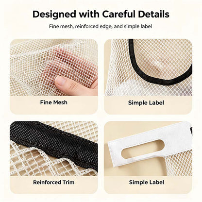 5PCS Grocery Garbage Bag Holder Trash Bag Dispenser Sticky Wall Mounted Mesh🛒