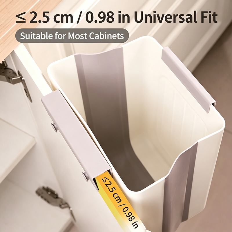 Foldable Hanging Trash  | 2026 New Hanging Bin for Kitchen Cabinet Doors🗑️