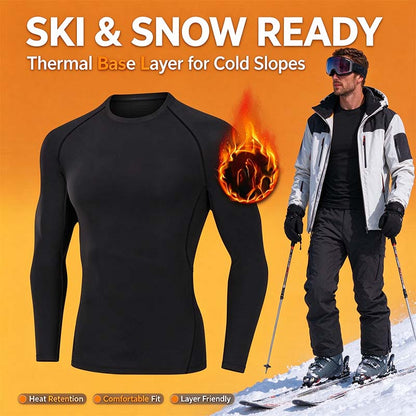 Men's Thermal Underwear Set - Long Sleeve T-Shirt & Pants 👕