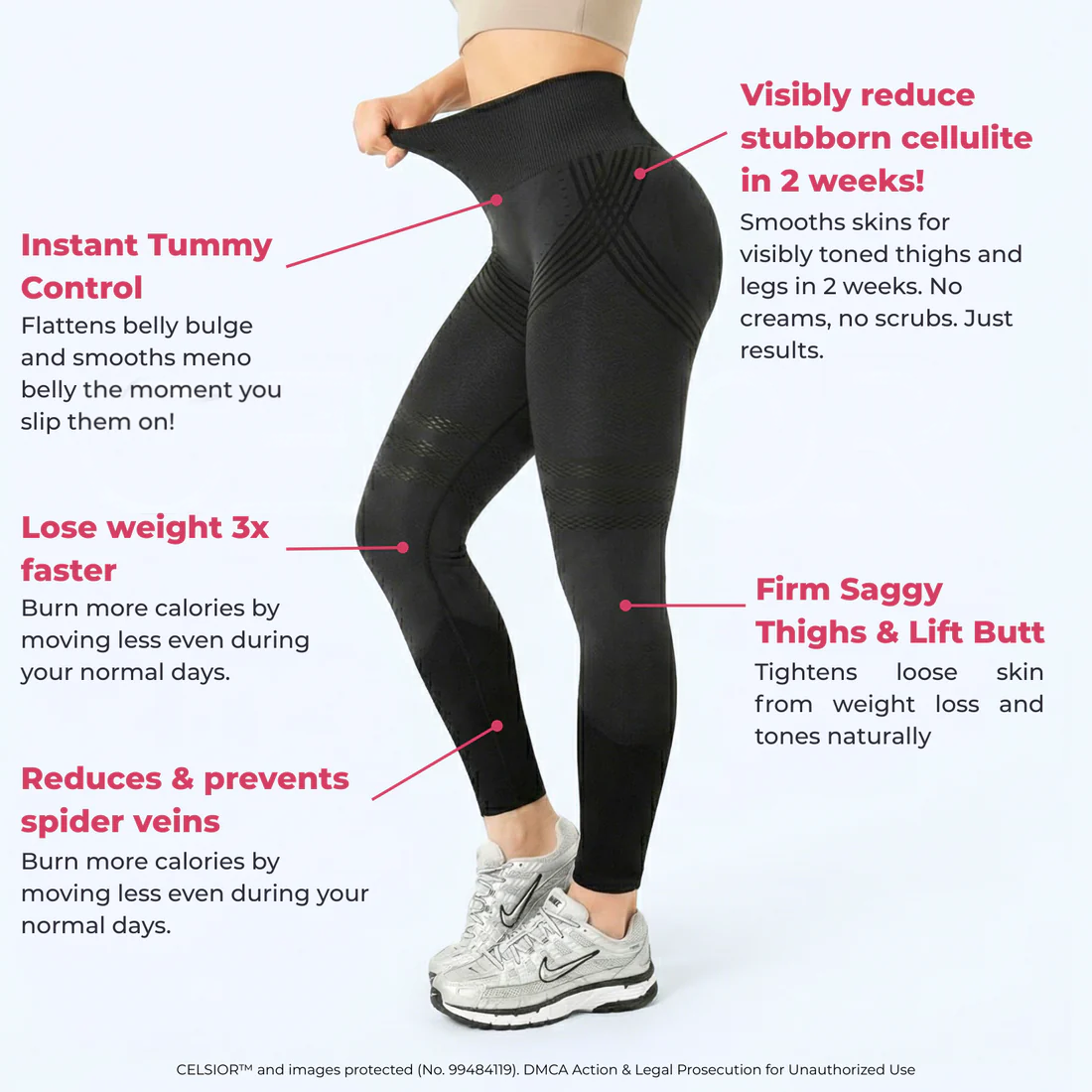 High Waisted Hip-Lifting Yoga Pants 💪 Quick-Dry
