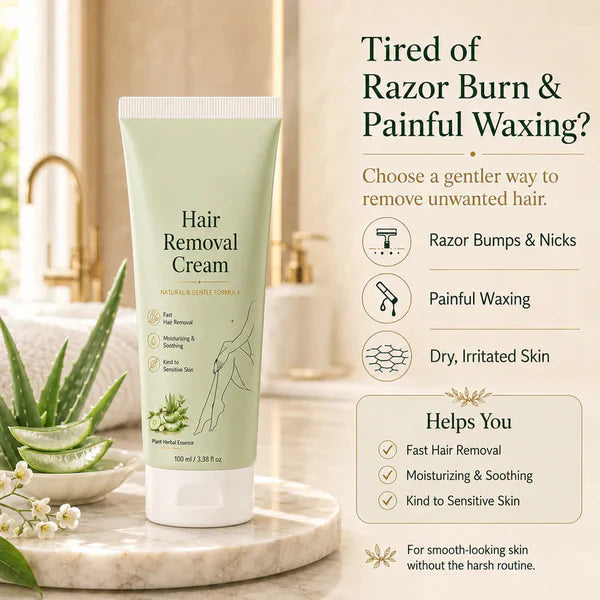 Unisex Hair Removal Cream, Mild for All Skin Types✨