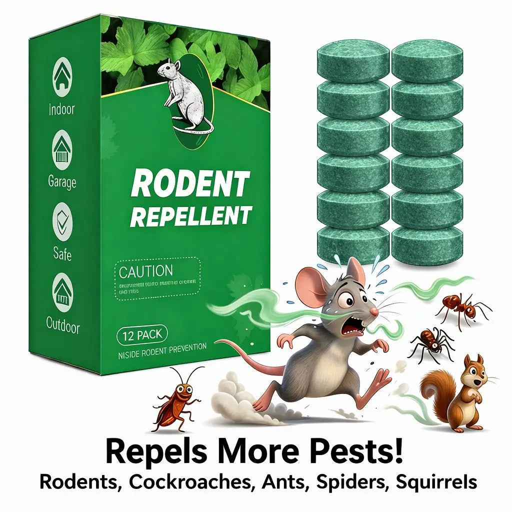 12-pack of natural insect repellents, suitable for fishing gear and garages