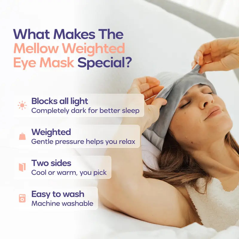 Mellow Sleep | Lights Out Weighted Eye Mask💤