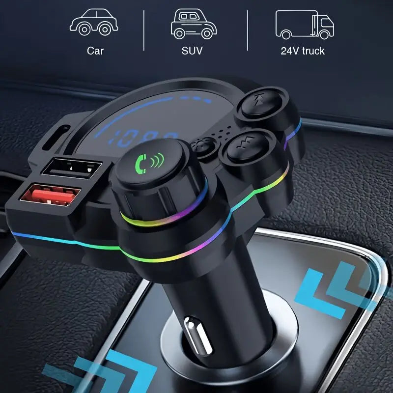 Father’s Day PD30W FM Bluetooth Car Charger RGB 🎁