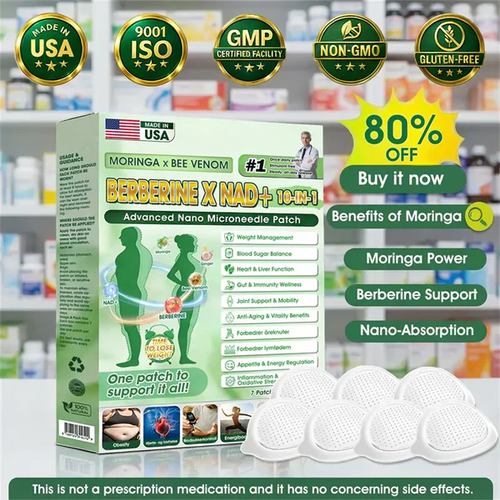 Berberine Moringa Nano Microneedle Wellness Patch🟢