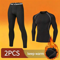 Elite Gray Line Fleece-Lined Set