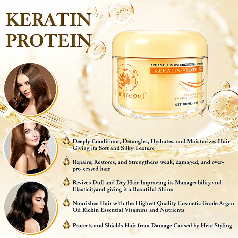Silicone & Alcohol Free Keratin Nourishing Hair Mask✨