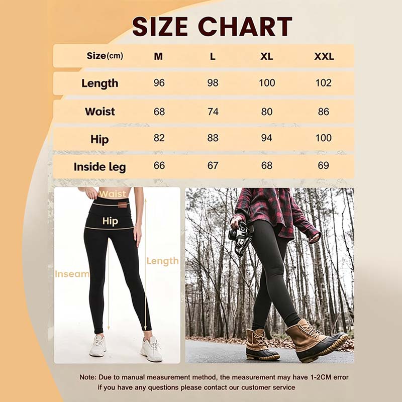 Women's Lined Leggings, Soft and Stretchy Tights 🧘