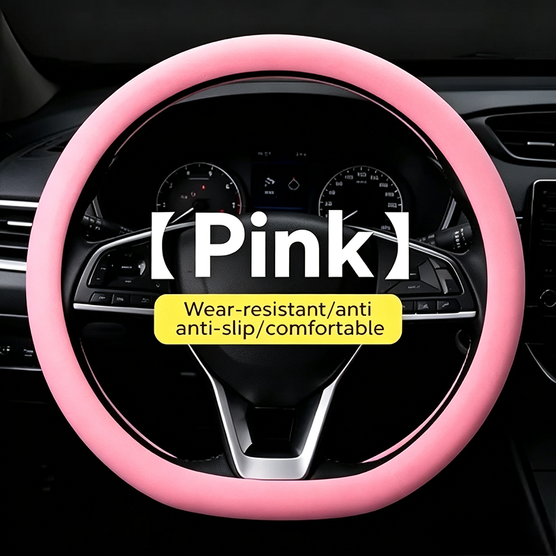 Universal Silicone Steering Wheel Cover, Non-Slip Soft Grip All Season Car 🚗