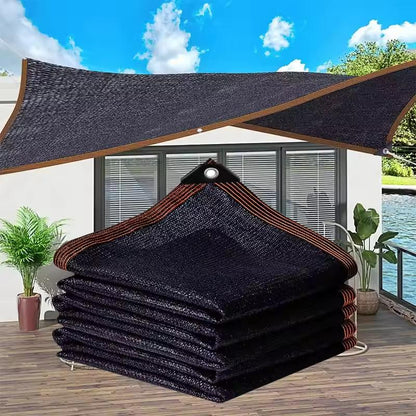 Black UV Resistant Sun Shade Net 10FTx13FT for Garden & Backyard🌳