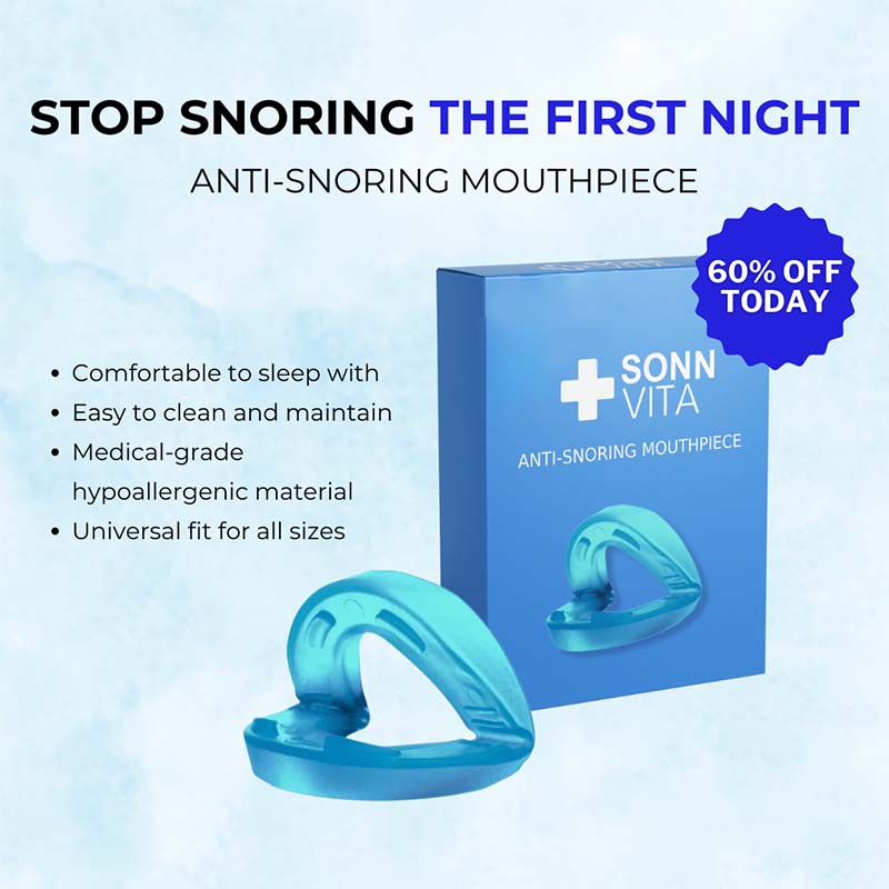 Comfortable Anti-Snoring Device, Nighttime Sleep Aid💤