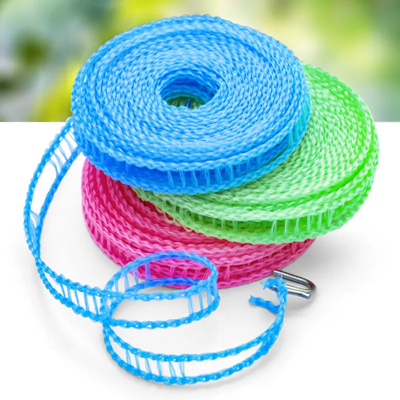 🧺 3-Pack Windproof Clothesline | Adjustable Clothesline