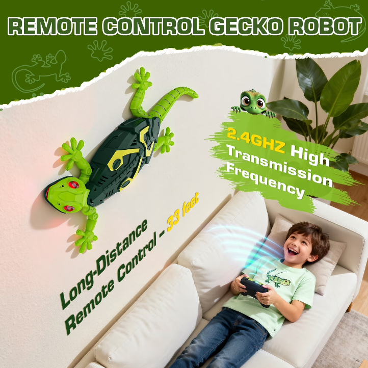 Wall Crawler Gecko,  Remote Control Toy🦎