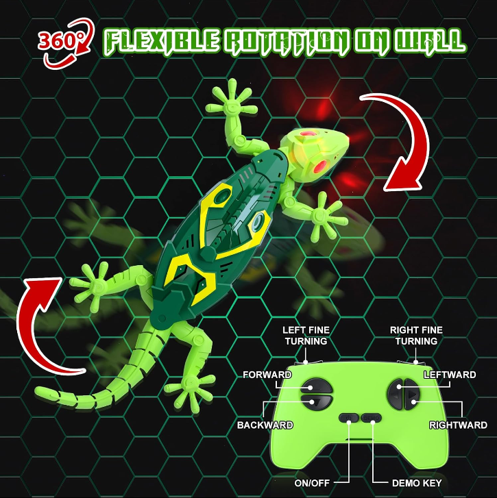 Wall Crawler Gecko,  Remote Control Toy🦎