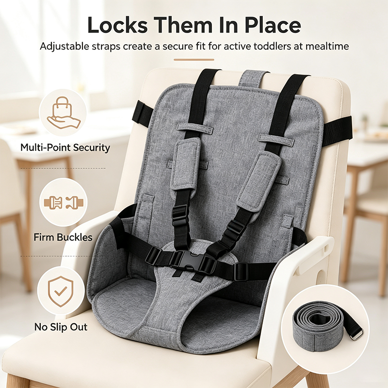 Portable Baby Seat Harness for Dining Chairs, Foldable Toddler Safety Seat🧸