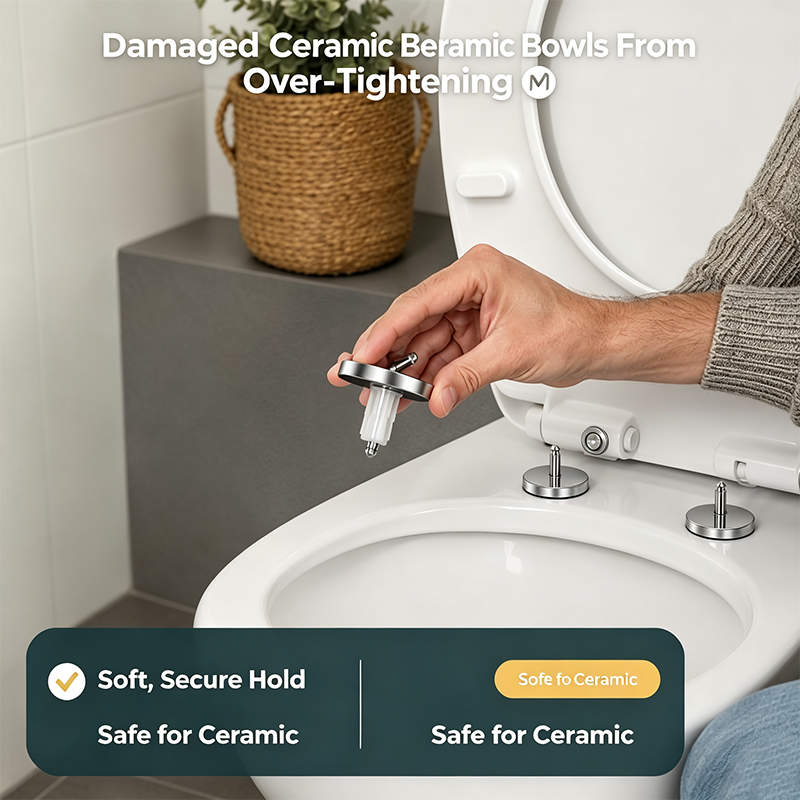 2 Counts, Universal Toilet Seat Expansion Screw Bolts, Thickened Stainless Steel🔩