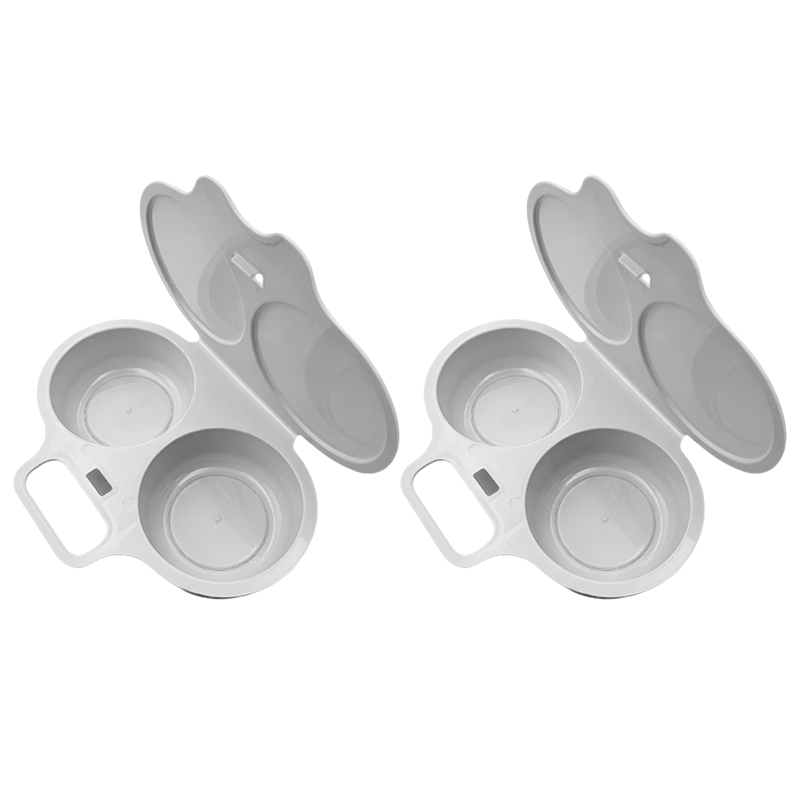 2‑Pack Easy‑To‑Clean Microwave Omelette Maker, Multifunctional Egg Poacher 🍳
