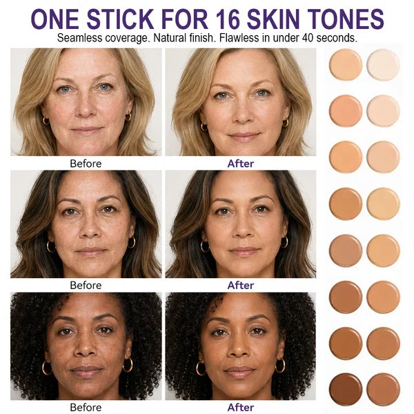 Korea 2 in 1 Color Changing Foundation Stick 🌟